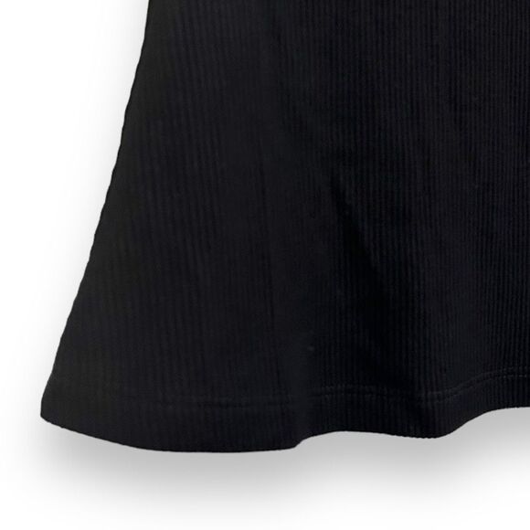 L’AGENCE | Theresa Ribbed Stretch Micro-Modal Jersey Henley Short Sleeve Top NWT - Picture 6 of 7